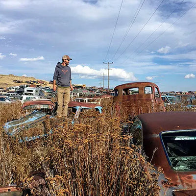 A journey to the junkyard - finding unique material to make our jewelry
