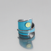 Glen - Ford & Plymouth ring featuring original turquoise 64 Ford Thunderbird paint and green accent detail.
