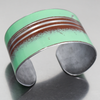 Leroy - Dodge pickup bracelet made from 75 Dodge forest service truck paint, adjustable wrist cuff.