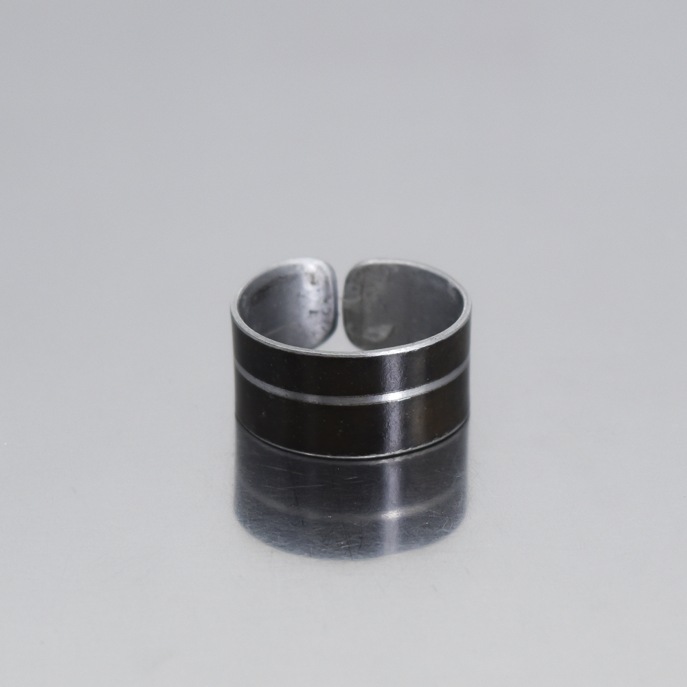 Sonnie - GMC pickup ring featuring original 68 GMC pickup car paint, adjustable size, shown on gray background.